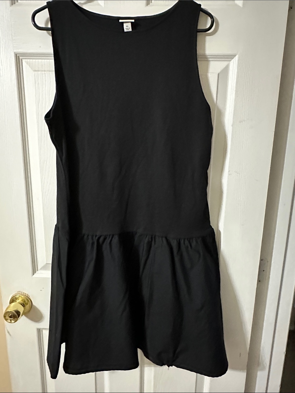 a new day Black Sleeveless Midi Drop-Waist Dress